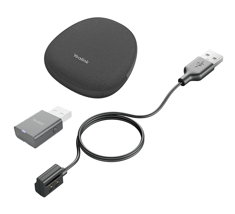 [6938818312647] 6938818312647 Yealink Portable Accessory Kit for WH62/66, Carry Case, Charging Cable, WDD60 DECT Dongle, Make DECT Headset Your Hybrid Work Booster
