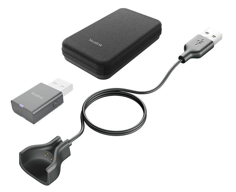 [IPY-PAK-WH6367] IPY-PAK-WH6367 Yealink Portable Accessory Kit for WH63/67, Carry Case, Charging Cable, WDD60 DECT Dongle, Make DECT Headset Your Hybrid Work Booster