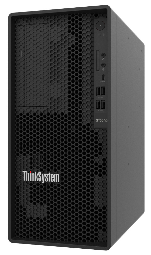 [7D8JA00KAU] 7D8JA00KAU LENOVO ThinkSystem ST50 V2, 1xIntel Xeon E-2356G 6C 3.2GHz 80W, 1x16GB 2Rx8, SW RD, 1x300W