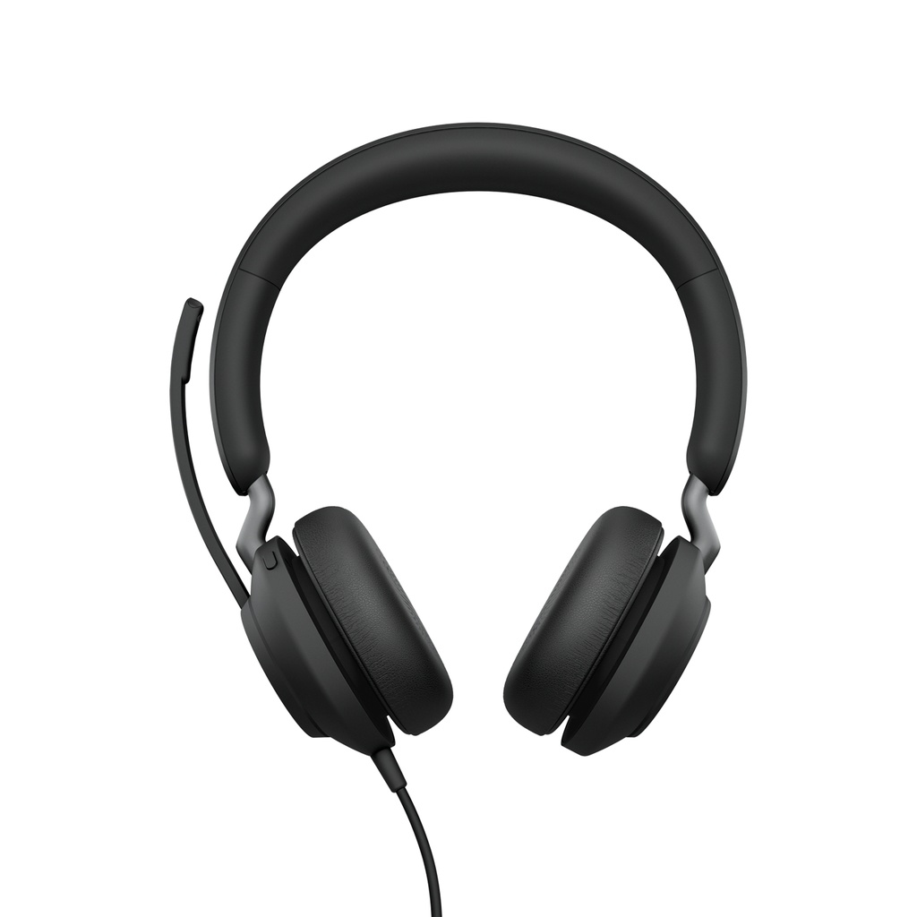 [5706991028072] 5706991028072 Jabra Evolve2 40 SE Wired USB-C UC Stereo Headset, 360° BusyLight, Noise Isolationg Ear Cushions, 2Yr Warranty, Plug-and-play, 3-Microphone Technology