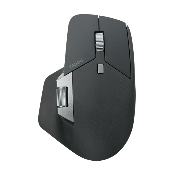 [6940056128317] RAPOO MT760L BLACK Multi-mode Wireless Mouse -Switch between Bluetooth  5.0 and 2.4G -adjust DPI from 800 to 4000