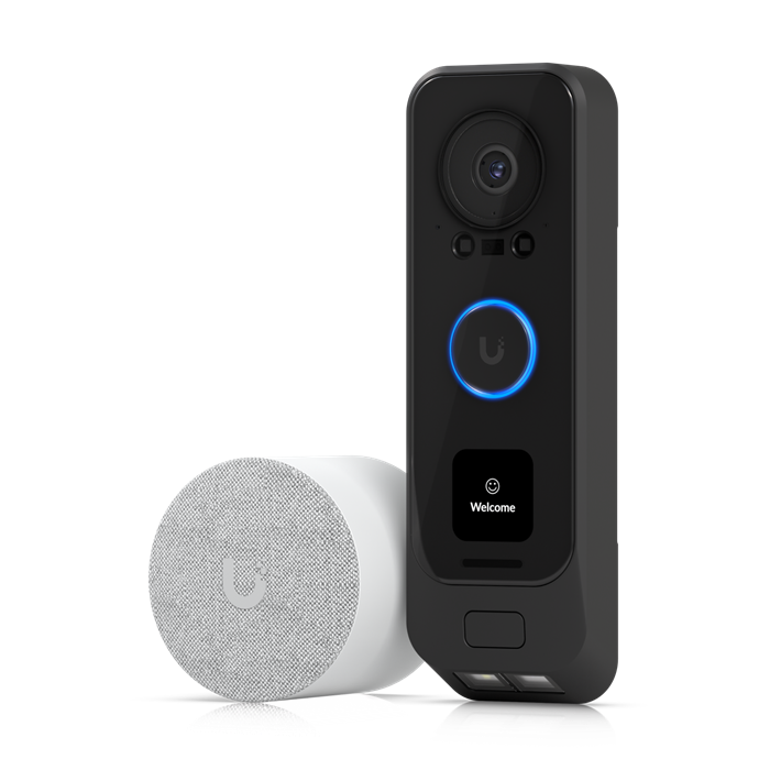 [810084691113] 810084691113 Ubiquiti UniFi Protect G4 Doorbell Pro PoE Kit,5MP CMOS Camera,Night Mode IR Up To 20ft, PoE Power, Includes PoE Chime, WeatherProof IPX4, 2Yr Warr