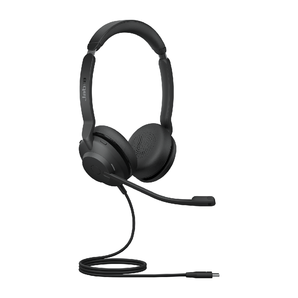 [SPJ-EVL2-30SE-S-UC-C] SPJ-EVL2-30SE-S-UC-C Jabra Evolve2 30 SE Wired USB-C UC Stereo Headset, Lightweight  Durable, Noise Isolating Ear Cushions, Plug-and-play, 2-Mic Technology, 2Yr Warranty