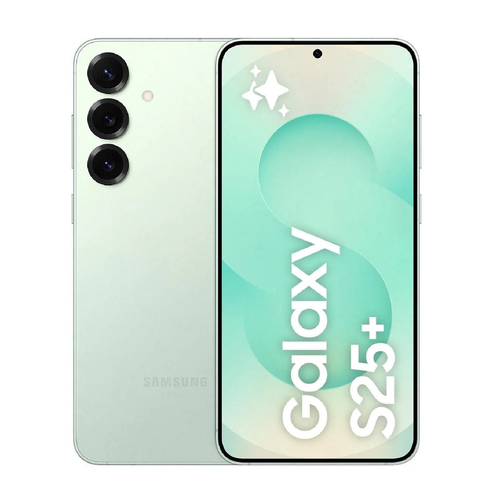 Samsung Galaxy S25+ 5G 512GB  Mint *AU STOCK*,6.7" ,Quad HD+, 120Hz,12GB/512GB,50MP/12MP , Single+eSim, AI,4900mAh,2Years Warranty.
