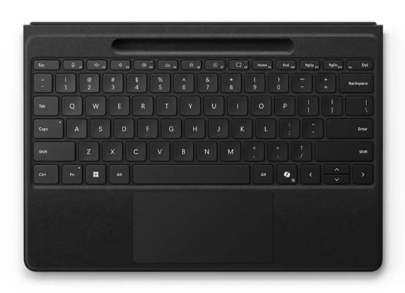 Microsoft Surface Pro Flex Keyboard for PRO 11/10/9/8 Surface Typecover with Slim Pen 2 storage and charging tray backlit wireless BT Black (No PEN)