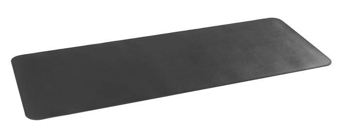 [6956745180801] 6956745180801 Brateck MP07-3-B Large Single-Sided PVC Leather Mouse Pad Black(LS)
