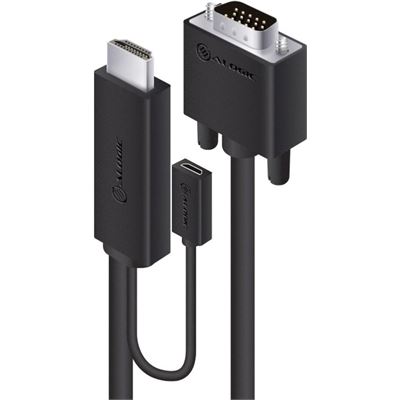 [HDVG-MM-02] HDVG-MM-02 ALOGIC 2m HDMI to VGA Cable with USB Power