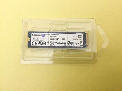 [SNV2S/4000G] Kingston SNV2S NV2 4TB PCIe 4.0 NVMe M.2 2280 SSD