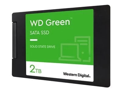 [WDS200T2G0A] WD Green 3D NAND SSD, 2.5" Form Factor, SATA Interface, 2TB, CSSD Platform, 3Yr Warranty