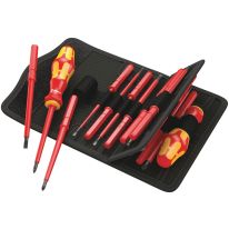 [WT05059030001] WT05059030001 Wera Kraftform Kompakt VDE 17 Pce Bit set with handle and inter-changeable blades