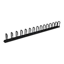 [002.008.0045] 1RU VERTICAL Cable Management Rail. 15 Rings. Pack of 2