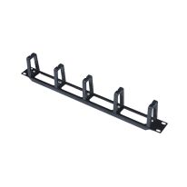 [002.008.0030] 1RU Cable Management Rail | 5 Plastic Ring
