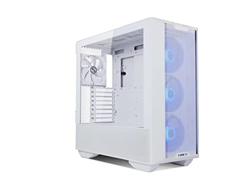 [PC-LAN3RW] PC-LAN3RW Lian Li Lancool III Mid-Tower Chassis RGB E-ATX GAMING CASE WHITE