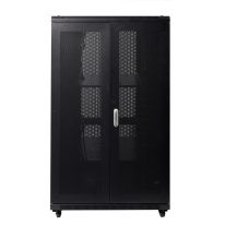 002.001.2790 4Cabling 27RU 800mm Wide x 1000mm Deep Server Rack with Bi-Fold Mesh Doors