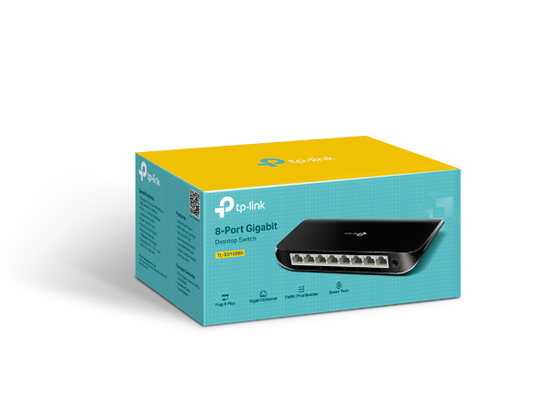 [TL-SG1008D] TL-SG1008D -  8-Port Gigabit Desktop Switch