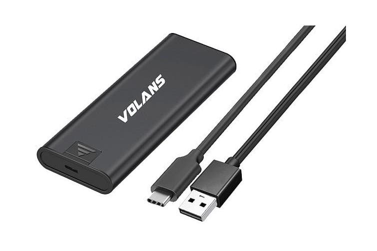 [VL-U3M2S-V] Aluminium USB 3.1 Type C to M.2 SATA SSD Enclosure VL-U3M2S-V 