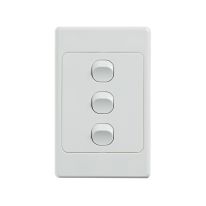 040.000.0063 Ultima 3 Gang Switch 250V 16AX - Vertical