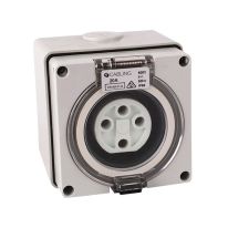 [040.000.0144] 040.000.0144 Socket Outlet 4Pin IP66 500V 20A