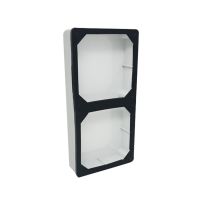 [040.000.0163] 040.000.0163 2 Gang Enclosure Lid
