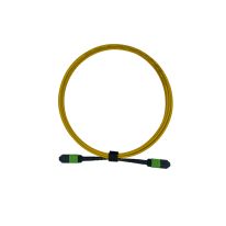 [MPOFF-OS2-10M-12] 10m MPO-MPO 12F Single mode G652D Fiber Optic Cable | Yellow