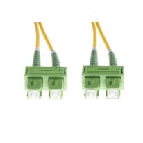 [FL.OS2SCAPCSCAPC3M] FL.OS2SCAPCSCAPC3M 3m SC/APC-SC/APC OS1 / OS2 Singlemode Fibre Optic Duplex Cable