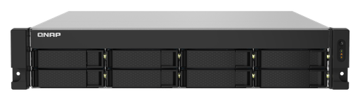 [TS-1264U-RP-8G] 2U 12-Bay rackmount NAS, Intel Celeron N5095 quad-core, 8 GB onboard not expandable, 12 x 3.5"/2.5" SATA 6Gb/s drive bays, 2 x 2.5GbE