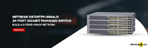 [GS728TP-200AJS] NETGEAR 24-Port 190W Gigabit PoE+ Ethernet Smart Managed Pro Switch with 4 SFP Ports (GS728TPv2)