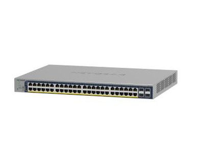 [GS752TP-300AUS] NETGEAR 52-Port PoE Gigabit Ethernet Smart Switch (GS752TP) - Managed with 48 x PoE+ @ 380W, 4 x 1G SFP, Desktop/Rackmount, and ProSAFE Lifetime Prote