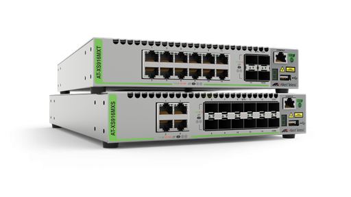 [AT-XS916MXS-40] 16-port 10G stackable L3 switch with 12 x 10G/1G SFP+ ports and 4 x 10G/1G RJ-45 ports, AU Power Cord.