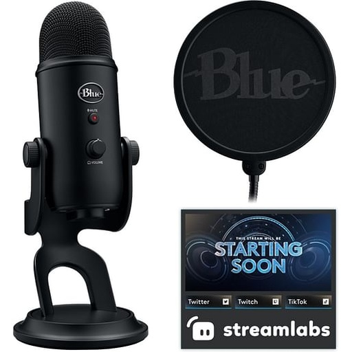 [988-000547(YETI)] Yeti Game Streaming Kit - POP Filter BLACKOUT