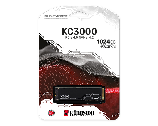 [SKC3000S/1024G] 1024G KC3000 PCIe 4.0 NVMe M.2 SSD