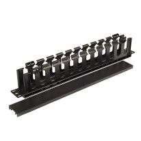 [002.008.0002] 1RU 19" Cable Management Rail | 12 Slot Deep