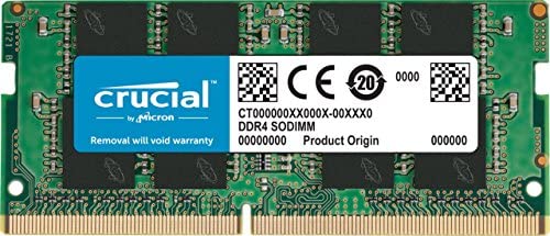 [CT8G4SFRA32A] DDR4 3200MHz 8GB (1x8) SODIMM Memory CT8G4SFRA32A