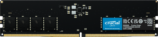 [CT16G48C40U5] 16GB (1x16GB) DDR5 UDIMM 4800MHz CL40 Desktop PC Memory CT16G48C40U5
