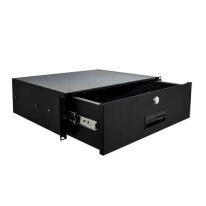 [002.003.3000] 3RU Lockable Drawer, 350mm deep to suit 600mm deep Racks