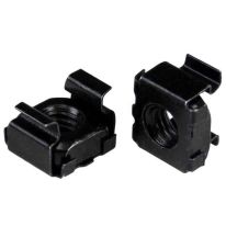 [020.010.0150] M6 Cage Nuts Screw included | 50 Pack Black