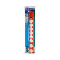 [011.165.0008] Jackson 8 Way Heavy Duty Metal Power Board: Orange