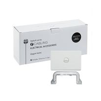 [040.0.0082.10PACK] Elegant Wall Switch 1 Gang 250V 16A - Horizontal - 10 Pack with 10 FREE C-Clips