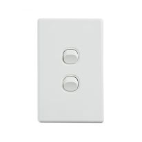 [040.0.0085] Elegant Wall Switch 2 Gang 250V 16A - Vertical