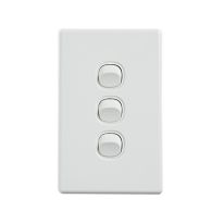 [040.0.0087] Elegant Wall Switch 3 Gang 250V 16A - Vertical