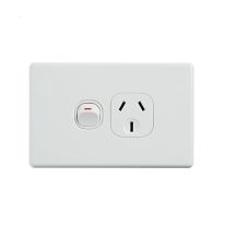 [040.0.0094] Elegant Single Power Point 250V 10A - Horizontal