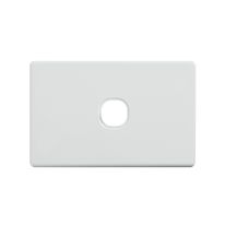 [040.000.0021] Classic 1 Gang Switch Cover - White
