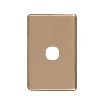 [040.000.0031] Classic 1 Gang Switch Cover - Gold