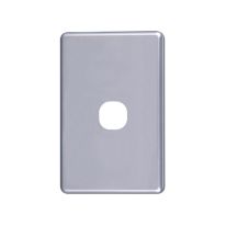 [040.000.0041] Classic 1 Gang Switch Cover  - Silver