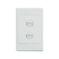 [040.000.0062] Ultima 2 Gang Switch 250V 16AX - Vertical