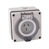 [040.000.0142] Socket Outlet 3Flat Pin IP66 250V 15A