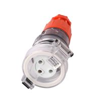 [040.000.0180] Extension Socket IP66 250V 3 Round Pin 20A