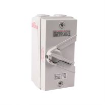 [040.000.0229] Weatherproof Isolator 1 Pole IP66 250V  35A