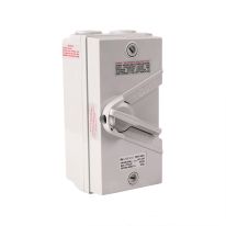 [040.000.0248] Weatherproof Isolator 1 Pole IP66 250V  63A