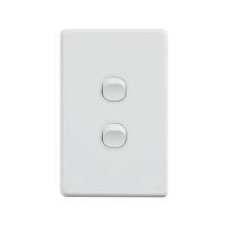 [040.000.0296] Classic 2 Gang Switch 250V 16AX - Vertical